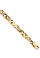 ravishing yellow gold solid fancy bracelet for kids